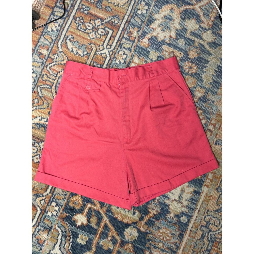 Vintage Cherry Stix High-waisted pleated shorts